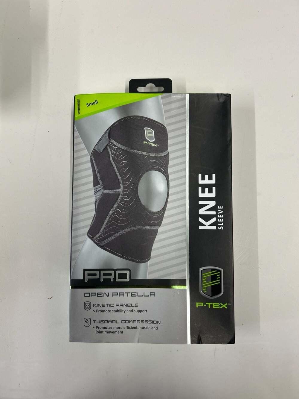 P-TEX Pro Open Patella Knee Sleeve Thermal Compression. I have 4- small and 1- L